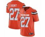 Cleveland Browns #27 Kareem Hunt Orange Alternate Vapor Untouchable Limited Player Football Jersey
