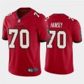 Tampa Bay Buccaneers #70 Robert Hainsey Nike Home Red Vapor Limited Jersey