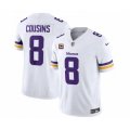 Minnesota Vikings #8 Kirk Cousins White 2023 F.U.S.E. 4-Star C Vapor Untouchable Limited Football Stitched Jersey