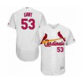 St. Louis Cardinals #53 John Gant White Home Flex Base Authentic Collection Baseball Player Jersey