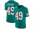Miami Dolphins #49 Sam Eguavoen Aqua Green Alternate Vapor Untouchable Limited Player Football Jersey