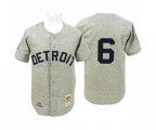 1968 Detroit Tigers #6 Al Kaline Replica Grey Throwback Baseball Jersey