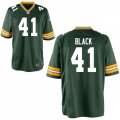 Green Bay Packers #41 Henry Black Nike Green Vapor Limited Player Jersey