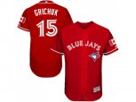 Toronto Blue Jays #15 Randal Grichuk Red Flexbase Authentic Collection Canada Day Stitched MLB Jersey