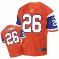 Denver Broncos #26 Darian Stewart Elite Orange Throwback NFL Jersey