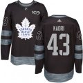 Toronto Maple Leafs #43 Nazem Kadri Authentic Black 1917-2017 100th Anniversary NHL Jersey