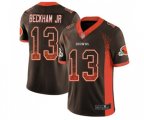 Cleveland Browns #13 Odell Beckham Jr. Limited Brown Rush Drift Fashion Football Jersey