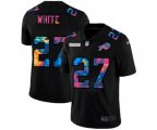 Buffalo Bills #27 Tre'Davious White Multi-Color Black 2020 NFL Crucial Catch Vapor Untouchable Limited Jersey