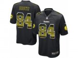 Pittsburgh Steelers #84 Antonio Brown Limited Black Strobe NFL Jersey