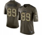Green Bay Packers #89 Dave Robinson Elite Green Salute to Service Football Jersey