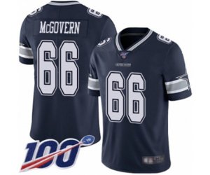 Dallas Cowboys #66 Connor McGovern Navy Blue Team Color Vapor Untouchable Limited Player 100th Season Football Jersey