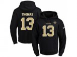 New Orleans Saints #13 Michael Thomas Black Name & Number Pullover NFL Hoodie