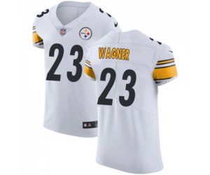 Pittsburgh Steelers #23 Mike Wagner White Vapor Untouchable Elite Player Football Jersey