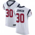 Houston Texans #30 Kevin Johnson White Vapor Untouchable Elite Player NFL Jersey