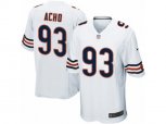 Chicago Bears #93 Sam Acho Game White NFL Jersey