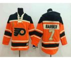 Philadelphia Flyers #7 Bill Barber orange-black[pullover hooded sweatshirt]