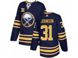 Adidas Buffalo Sabres #31 Chad Johnson Navy Blue Home Authentic Stitched NHL Jersey
