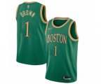 Boston Celtics #1 Walter Brown Swingman Green Basketball Jersey - 2019-20 City Edition