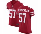 San Francisco 49ers #57 Dre Greenlaw Red Team Color Vapor Untouchable Elite Player Football Jersey