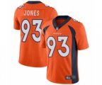 Denver Broncos #93 Dre'Mont Jones Orange Team Color Vapor Untouchable Limited Player Football Jersey