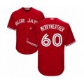 Toronto Blue Jays #60 Julian Merryweather Authentic Scarlet Alternate Baseball Player Jersey