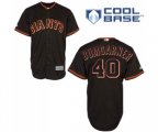 San Francisco Giants #40 Madison Bumgarner Authentic Black New Cool Base Baseball Jersey