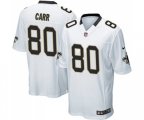 New Orleans Saints #80 Austin Carr Game White Football Jersey