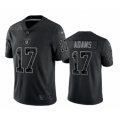 Las Vegas Raiders #17 Davante Adams Black Reflective Limited Stitched Football Jersey