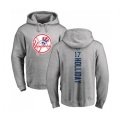 New York Yankees #17 Matt Holliday Ash Backer Pullover Hoodie