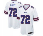 Buffalo Bills #72 Ryan Groy Game White Football Jersey