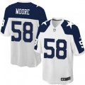Dallas Cowboys #58 Damontre Moore Game White Throwback Alternate NFL Jersey