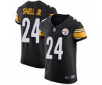 Pittsburgh Steelers #24 Benny Snell Jr. Black Team Color Vapor Untouchable Elite Player Football Jersey
