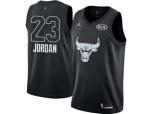 Nike Chicago Bulls #23 Michael Jordan Black NBA Jordan Swingman 2018 All-Star Game Jersey