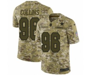 Dallas Cowboys #96 Maliek Collins Limited Camo 2018 Salute to Service NFL Jersey