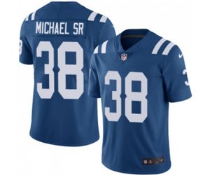 Indianapolis Colts #38 Christine Michael Sr Royal Blue Team Color Vapor Untouchable Limited Player Football Jersey