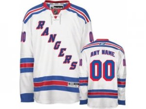 New York Rangers Custom jersey white road man hockey