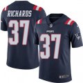 New England Patriots #37 Jordan Richards Limited Navy Blue Rush Vapor Untouchable NFL Jersey