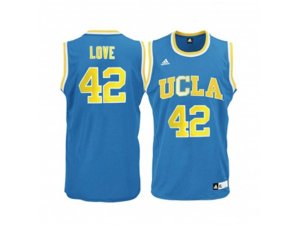 Men\'s UCLA Bruins Kevin Love #42 Blue College Basketball Jersey - Blue