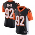 Cincinnati Bengals #92 Pat Sims Vapor Untouchable Limited Black Team Color NFL Jersey