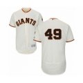 San Francisco Giants #49 Jaylin Davis Cream Home Flex Base Authentic Collection Baseball Player Jersey