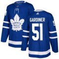 Toronto Maple Leafs #51 Jake Gardiner Blue Home Authentic Stitched NHL Jersey
