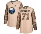 Adidas Buffalo Sabres #71 Evan Rodrigues Authentic Camo Veterans Day Practice NHL Jersey