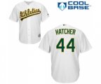 Oakland Athletics #44 Chris Hatcher Replica White Home Cool Base Baseball Jersey