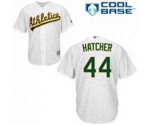 Oakland Athletics #44 Chris Hatcher Replica White Home Cool Base Baseball Jersey