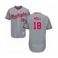 Washington Nationals #18 Jake Noll Grey Road Flex Base Authentic Collection Baseball Player Jersey