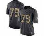 Dallas Cowboys #79 Trysten Hill Limited Black 2016 Salute to Service Football Jersey