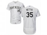 Colorado Rockies #35 Chad Bettis White Flexbase Authentic Collection MLB Jersey