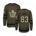 Toronto Maple Leafs #83 Cody Ceci Authentic Green Salute to Service Hockey Jersey