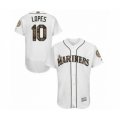 Seattle Mariners #10 Tim Lopes Authentic White 2016 Memorial Day Fashion Flex Base Baseball Player Jerse