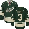 Minnesota Wild #3 Charlie Coyle Premier Green Third NHL Jersey
